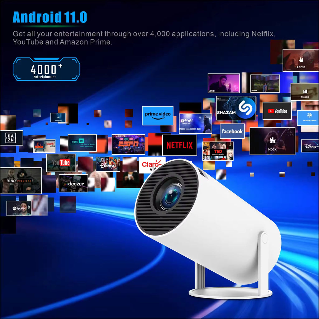 Borealis Projector – Smart 4K Support με WiFi 6 & Android